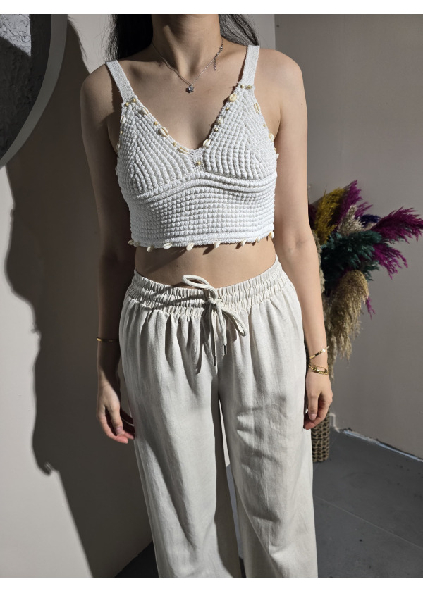 Deniz Kabuklu Örme  Crop 